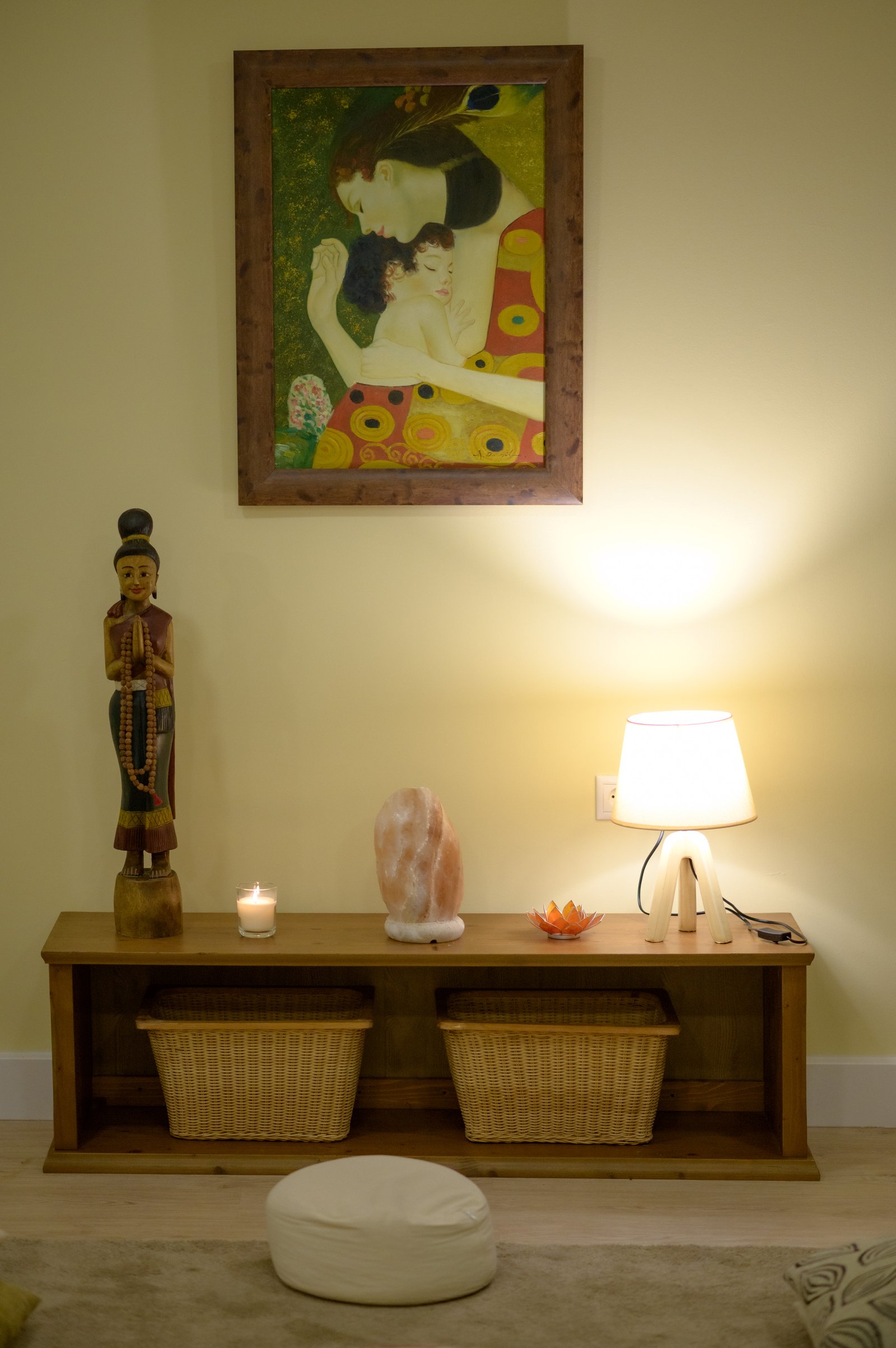 Altar y decoración del centro de Marta Garrido