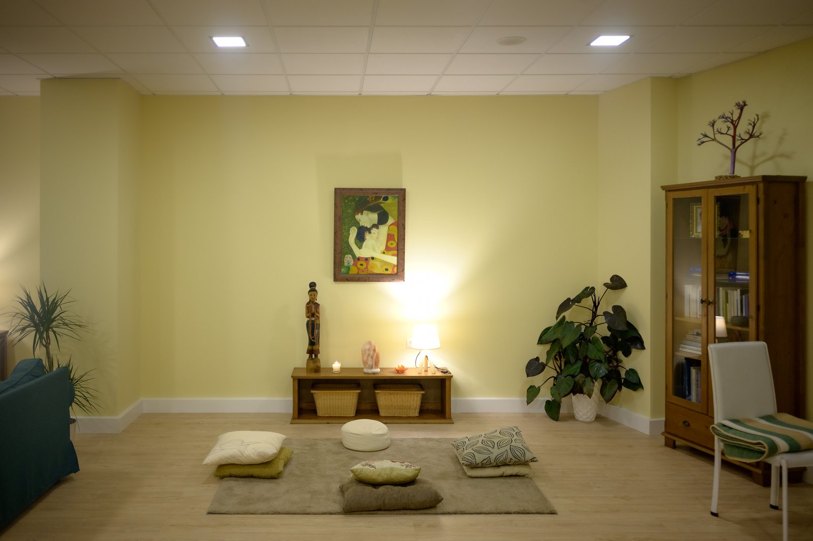 Sala de terapia del centro de Marta Garrido en Mojácar Playa
